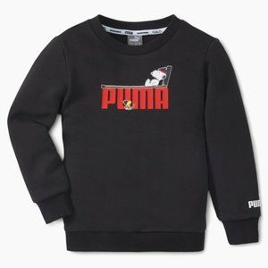PUMA x PEANUTS Crew Neck Kids' Sweatshirt Great for Holiday GIFT